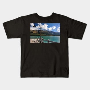 Nouvelle Zélande - Queenstown, Lac Wakatipu Kids T-Shirt